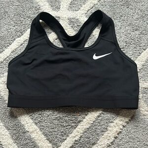 Nike black sports bra